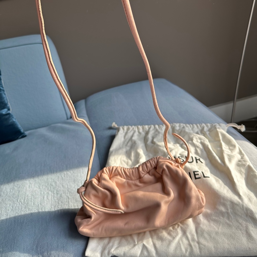 Mansur Gavriel Cloud Bag in blush